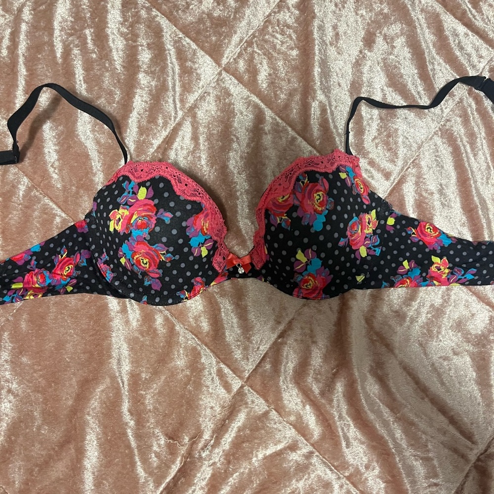 La Senza Floral Polka Dot Bra